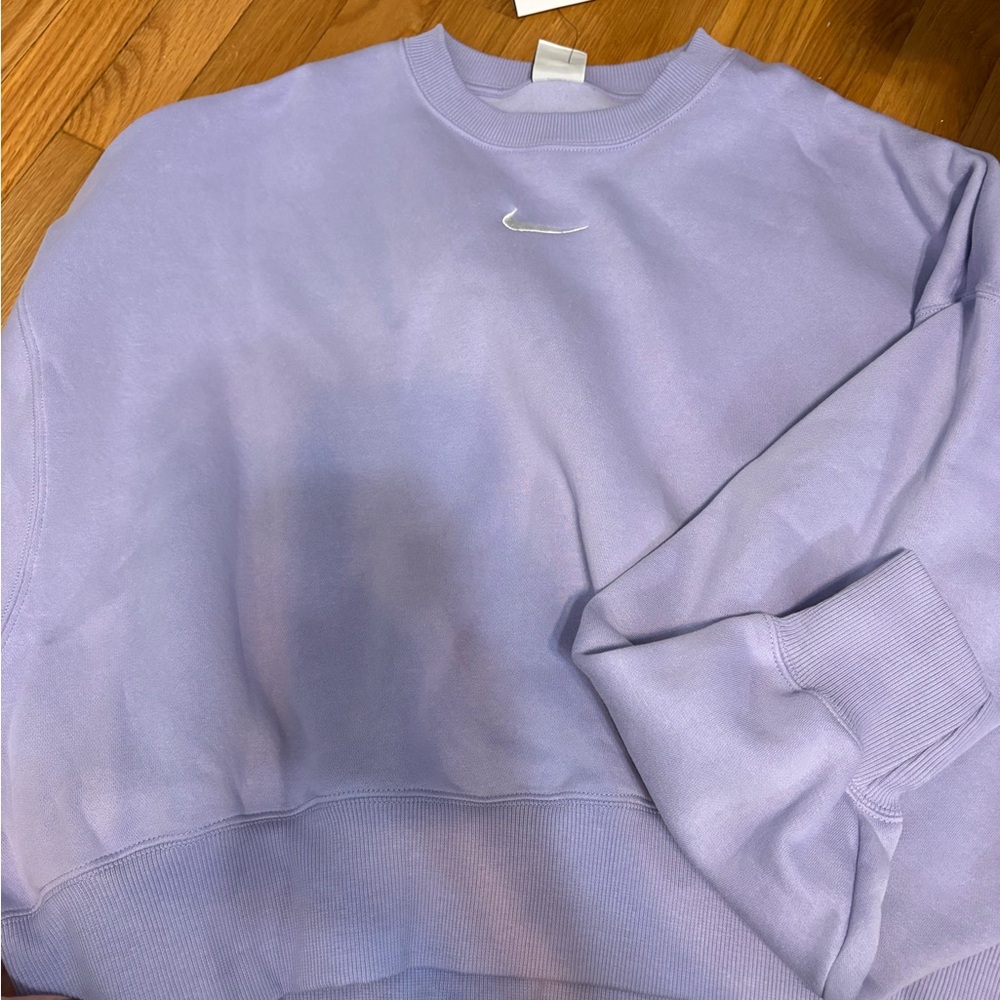 Nike Lavender Sweat Oversized Lavender